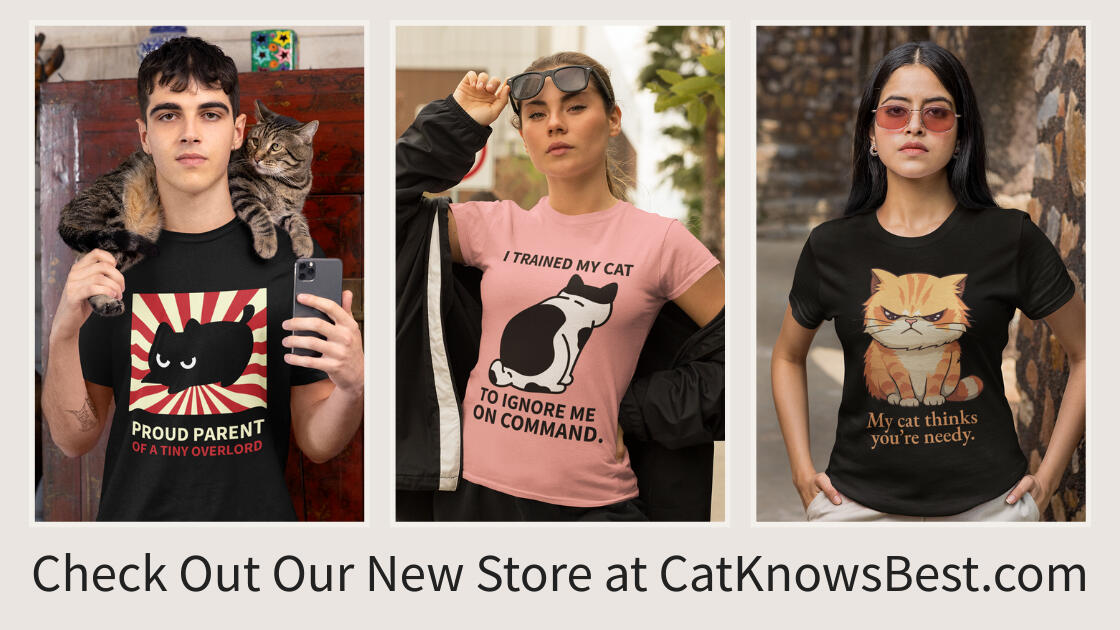 Funny cat shirts Check out our store at http://CatKnowsBest.com for funny cat tshirts and other apparel